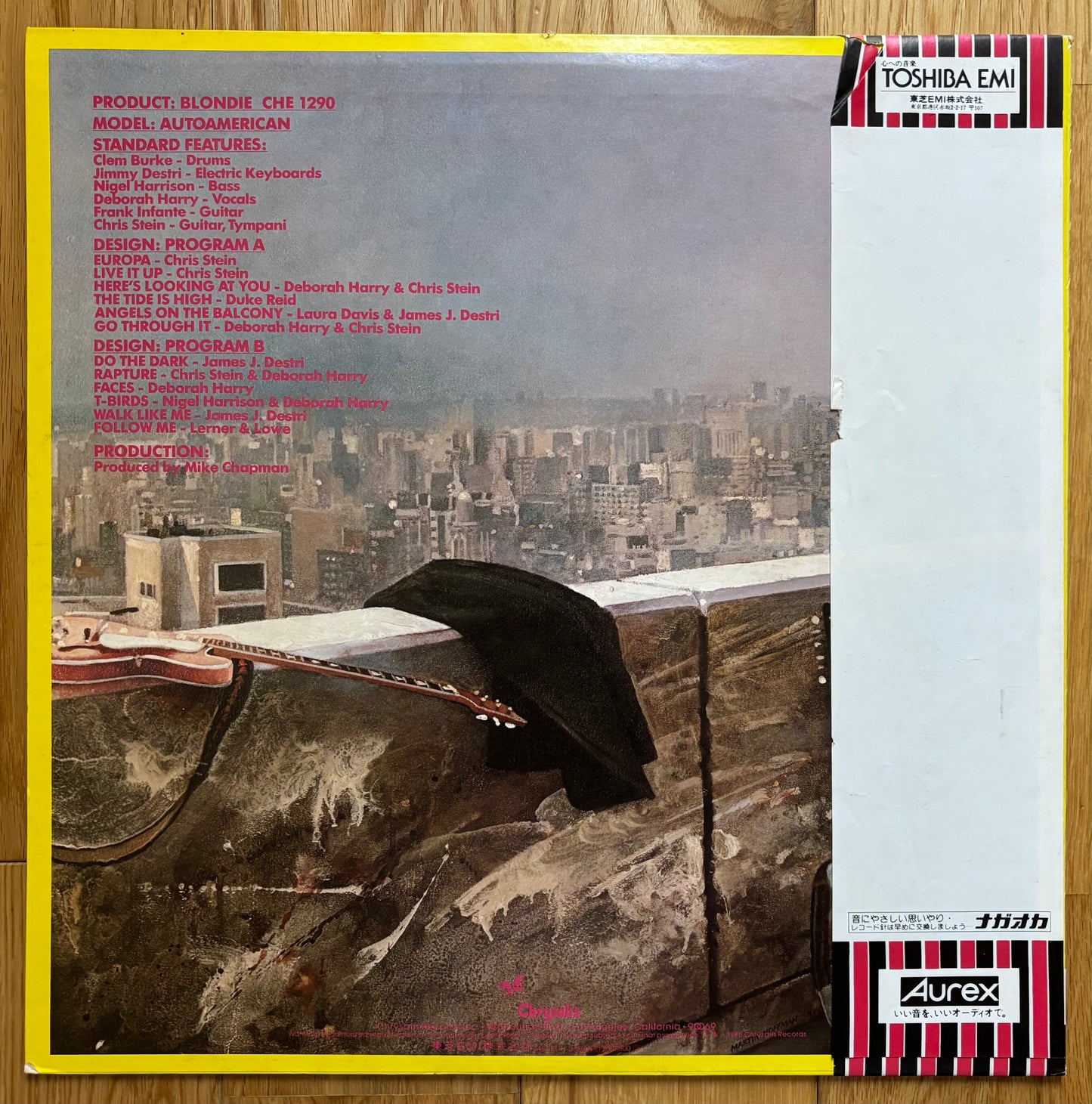 Blondie “AutoAmerican” (1980) Japanese Press