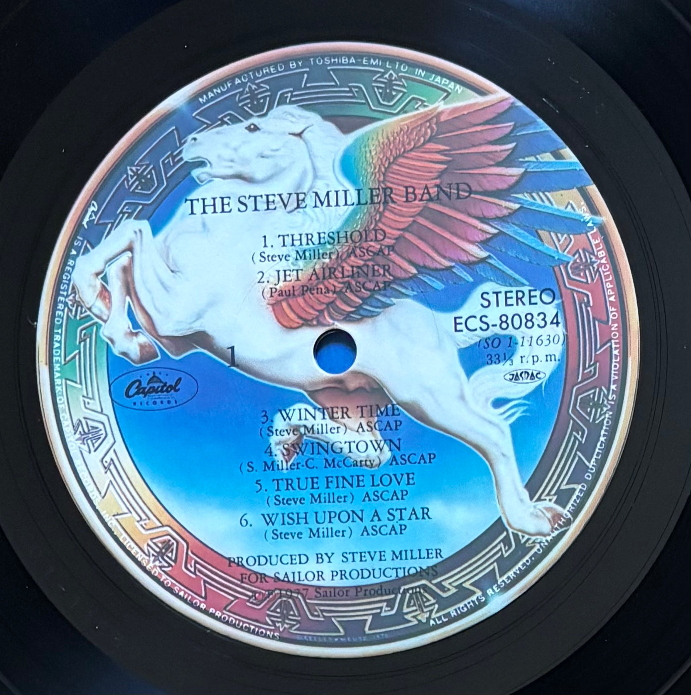 The Steve Miller Band “Book Of Dreams”  (1977) Japanese Press