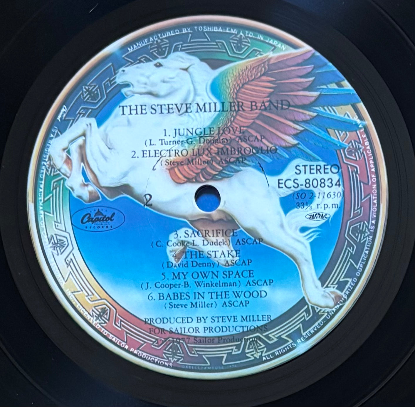 The Steve Miller Band “Book Of Dreams”  (1977) Japanese Press