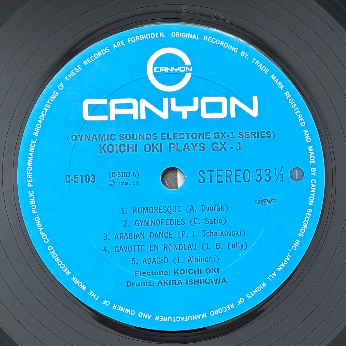 Koichi Oki "Koichi Oki Plays GX-1" (1975)