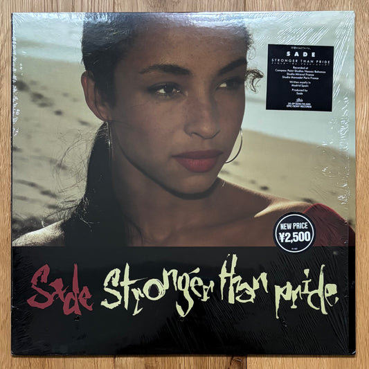 Sade "Stronger Than Pride" (1988) Japanese Press / Shrink & Hype Sticker Version