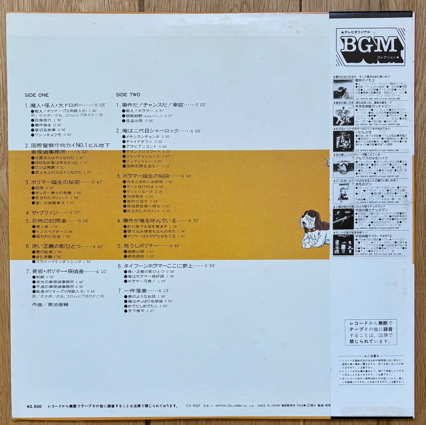 Shunsuke Kikuchi “破裏拳ポリマー” aka Polymer (1981)