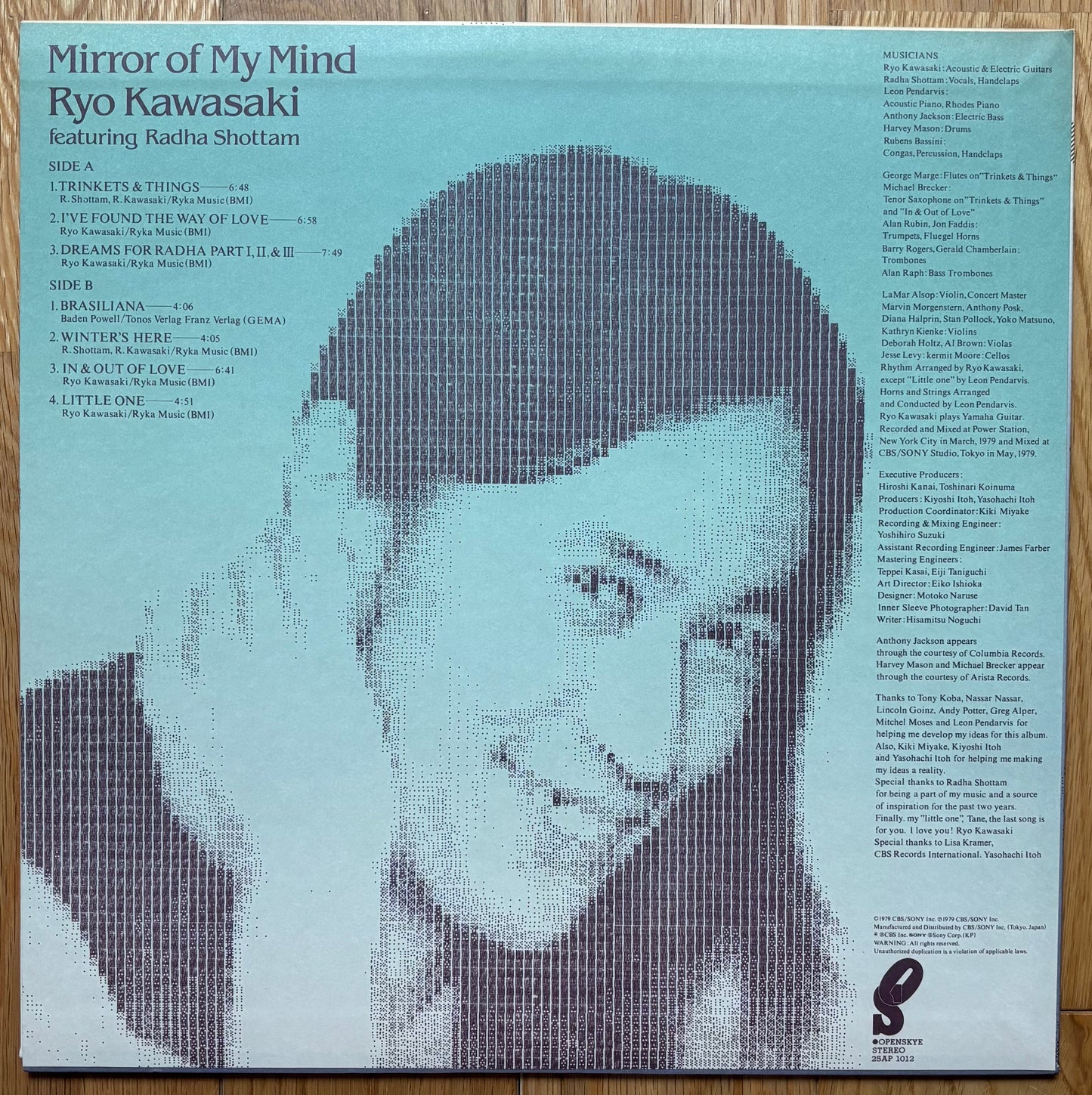 Ryo Kawasaki “Mirror Of My Mind” (1979)  First Press