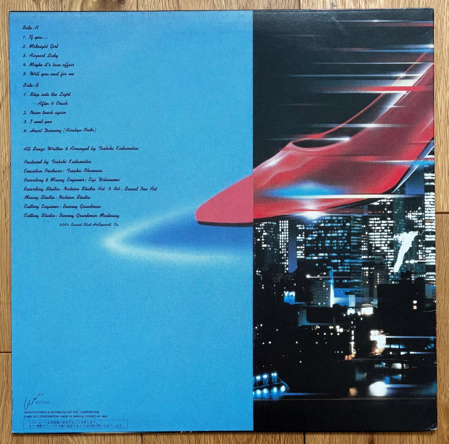 Toshiki Kadomatsu “After 5 Clash” (1984) First Press
