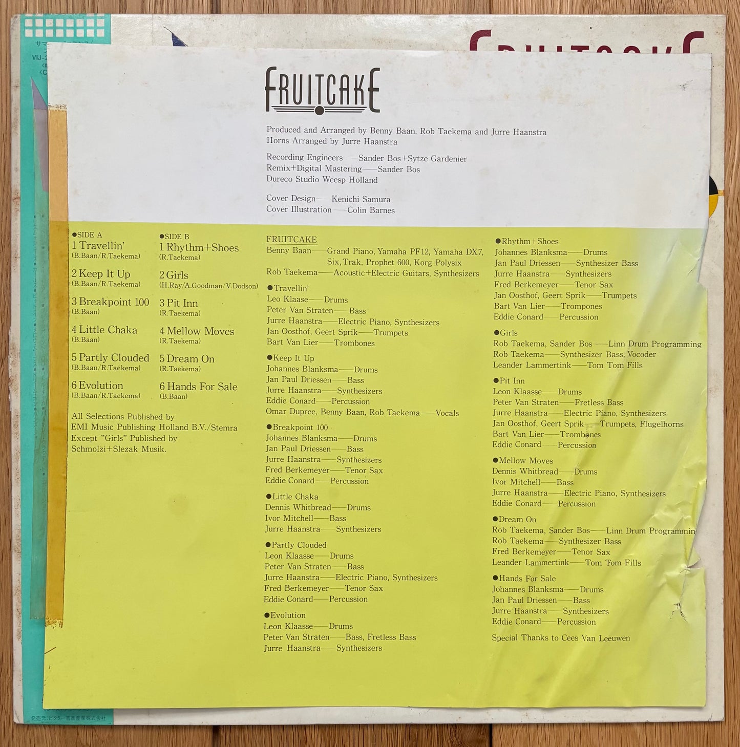 Fruitcake “Summer Reminiscence” (1986) Japanese Press