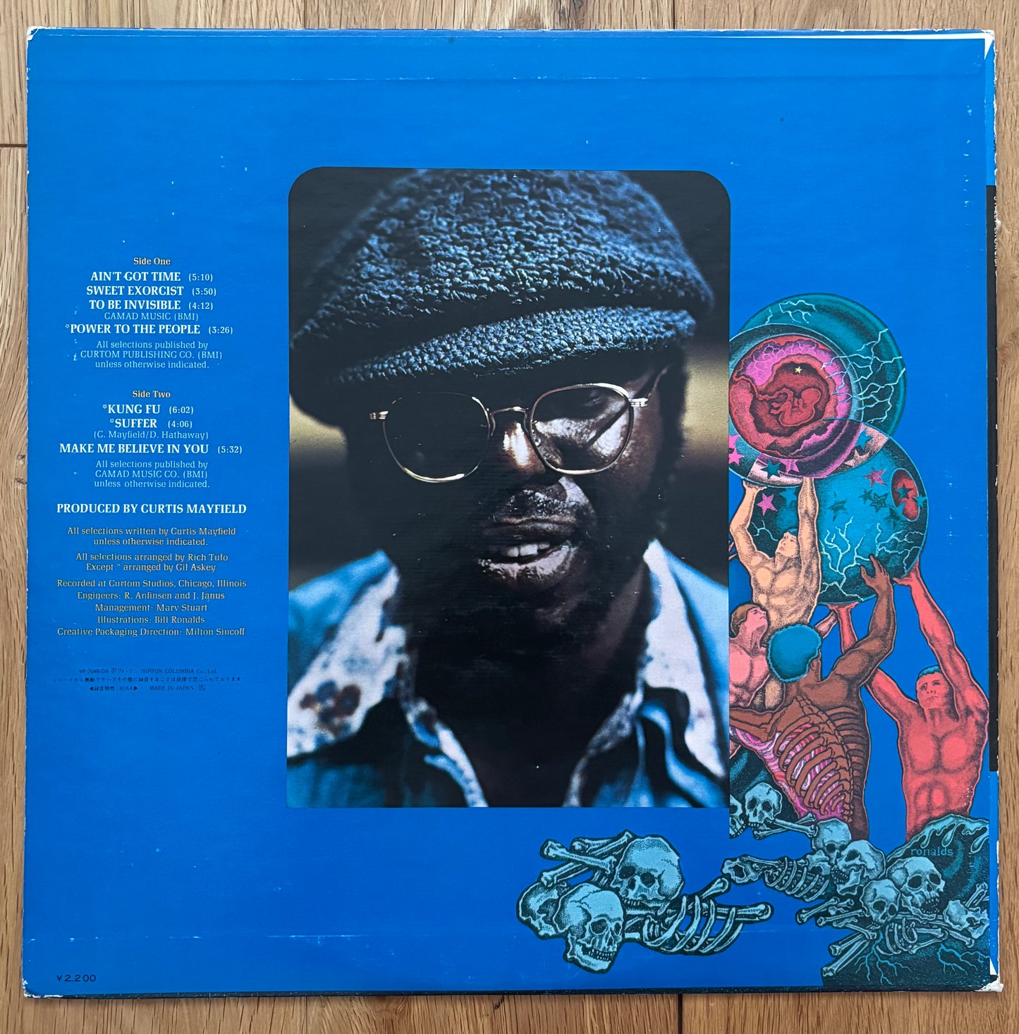 Curtis Mayfield “Sweet Exorcist” (1974) Japanese press