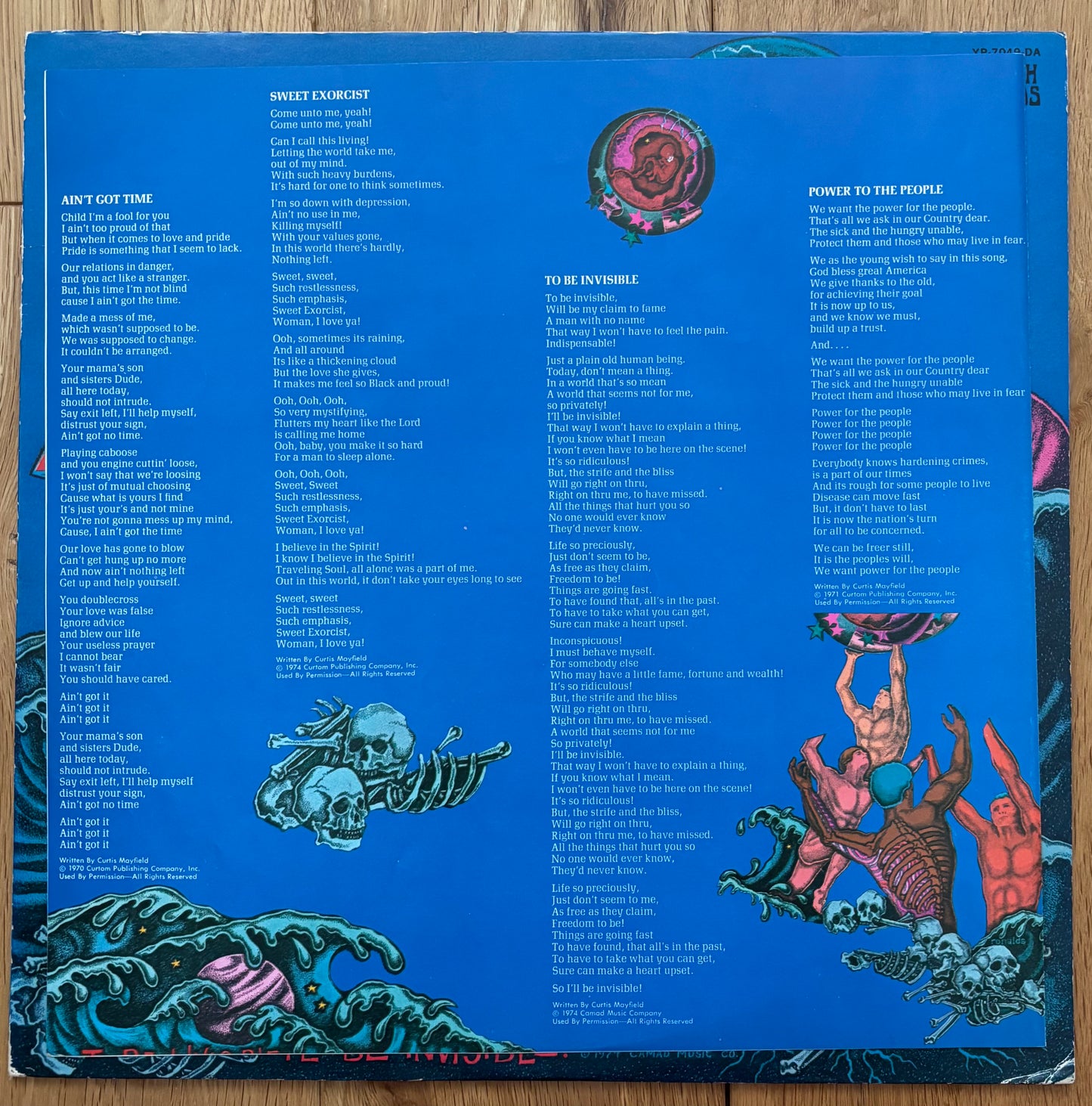 Curtis Mayfield “Sweet Exorcist” (1974) Japanese press
