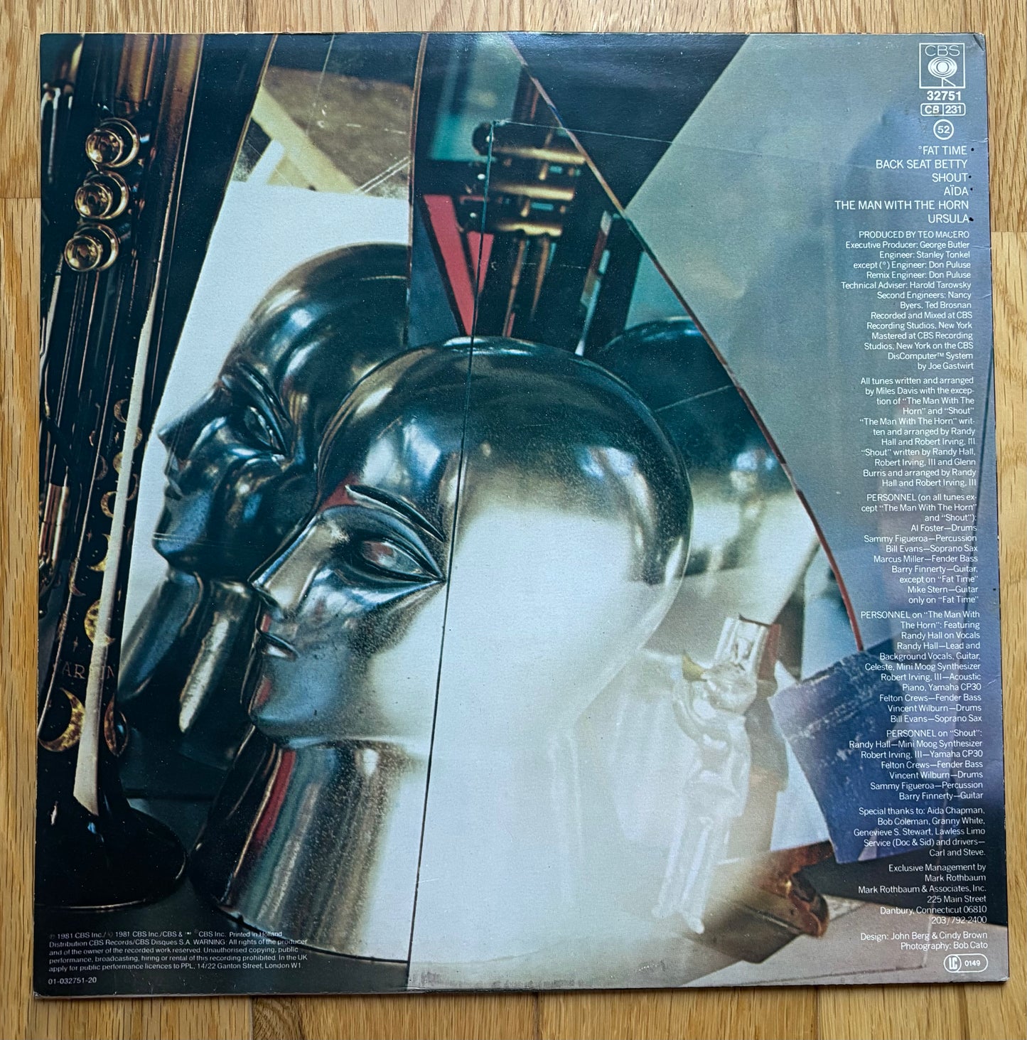 Miles Davis “The Man With The Horn” (1982) Dutch press
