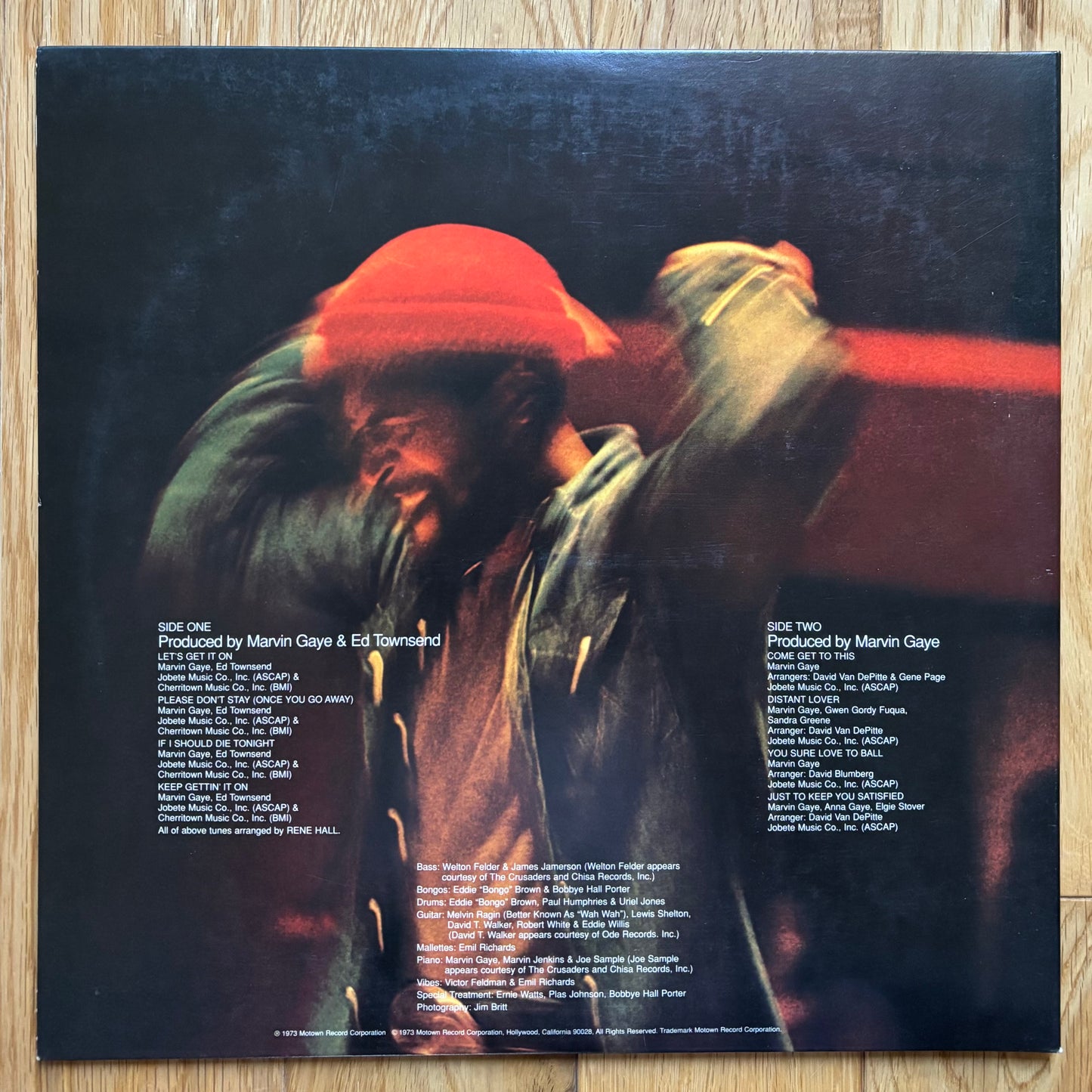 Marvin Gaye “Let’s Get It On” (Reissue) Gatefold Jacket