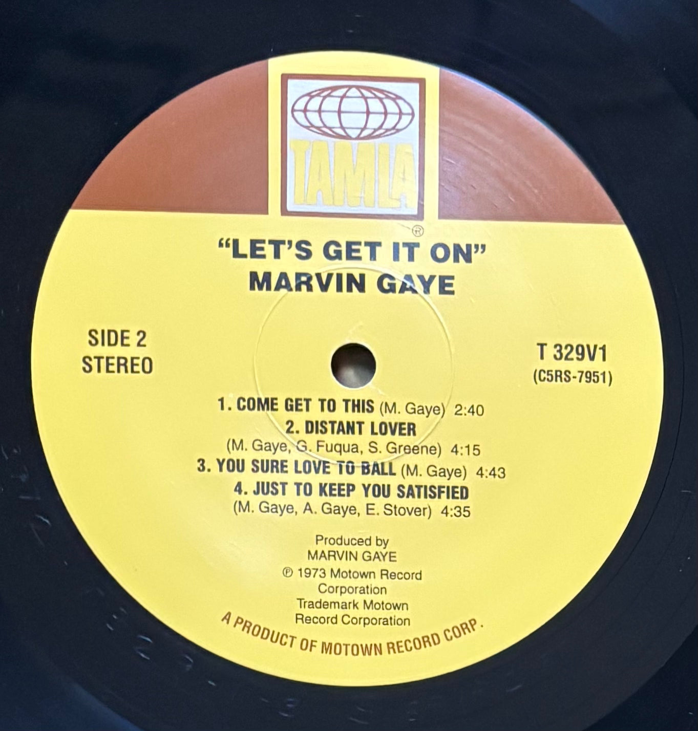Marvin Gaye “Let’s Get It On” (Reissue) Gatefold Jacket