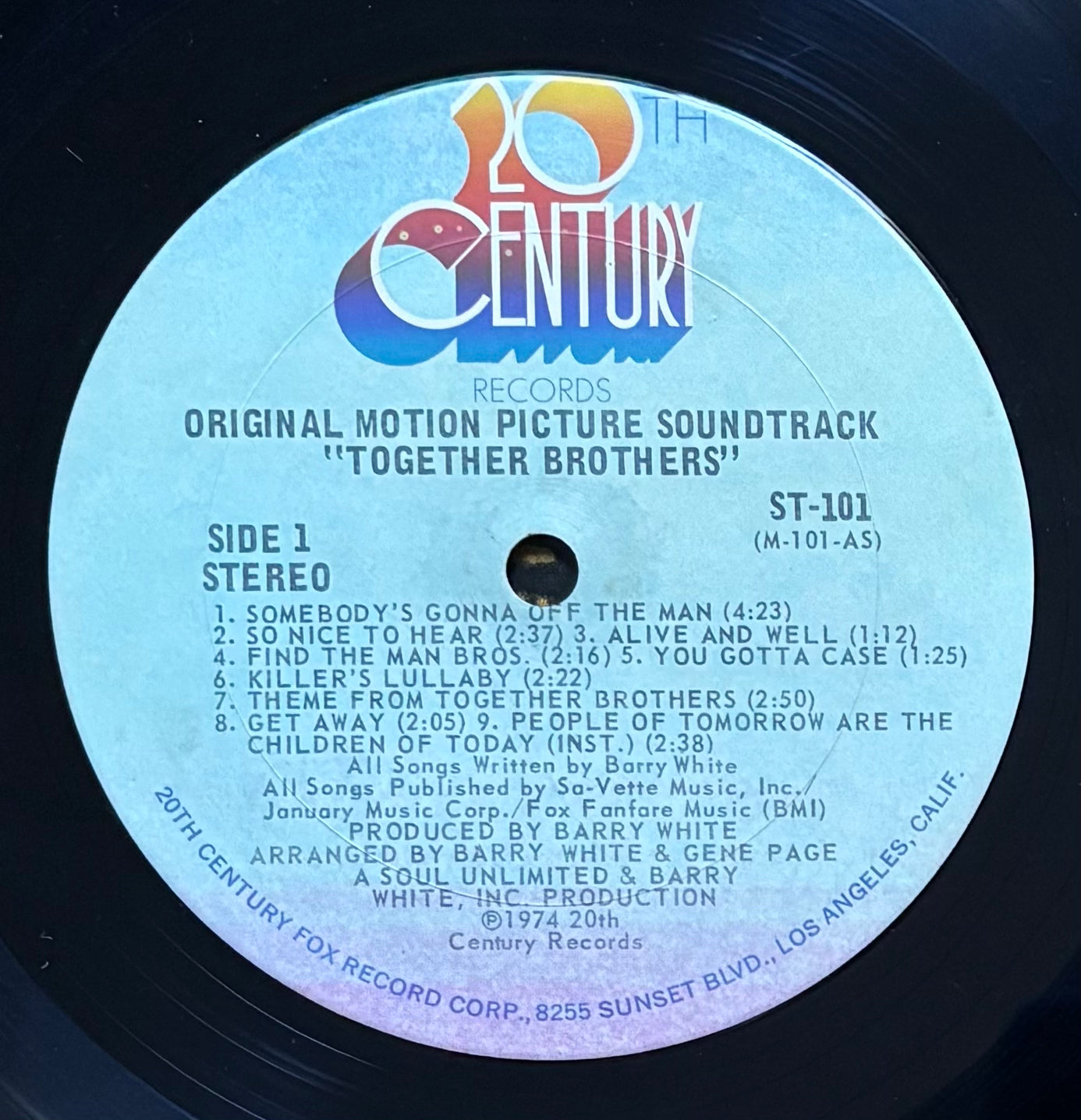 Barry White / Love Unlimited “Together Brothers” (1974)