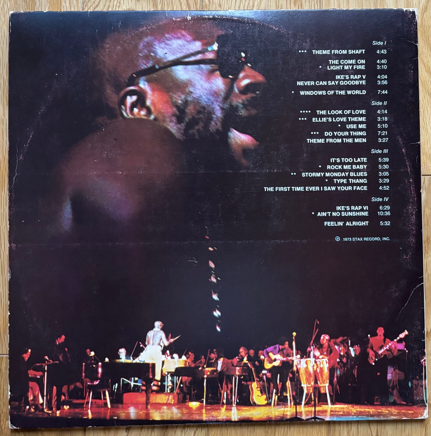 Isaac Hayes “Live At The Sahara Tahoe” (1973) Australian Press