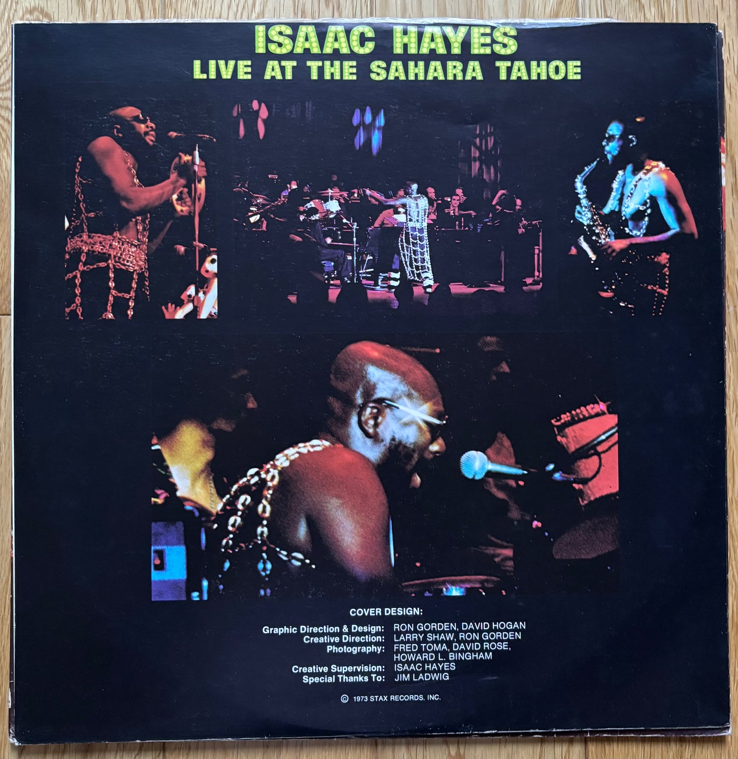 Isaac Hayes “Live At The Sahara Tahoe” (1973) Australian Press