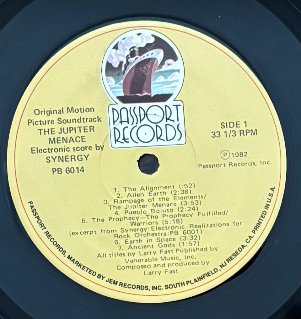 The Jupiter Menace (1982) US Press