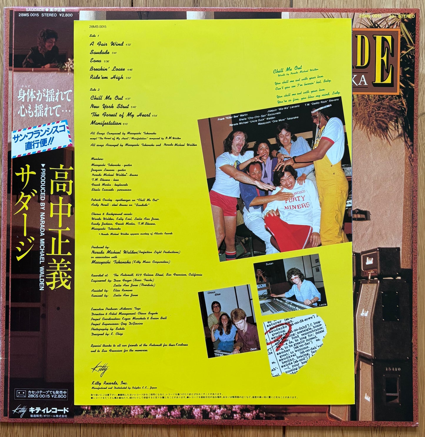 Masayoshi Takanaka “Saudade” (1982) First Press