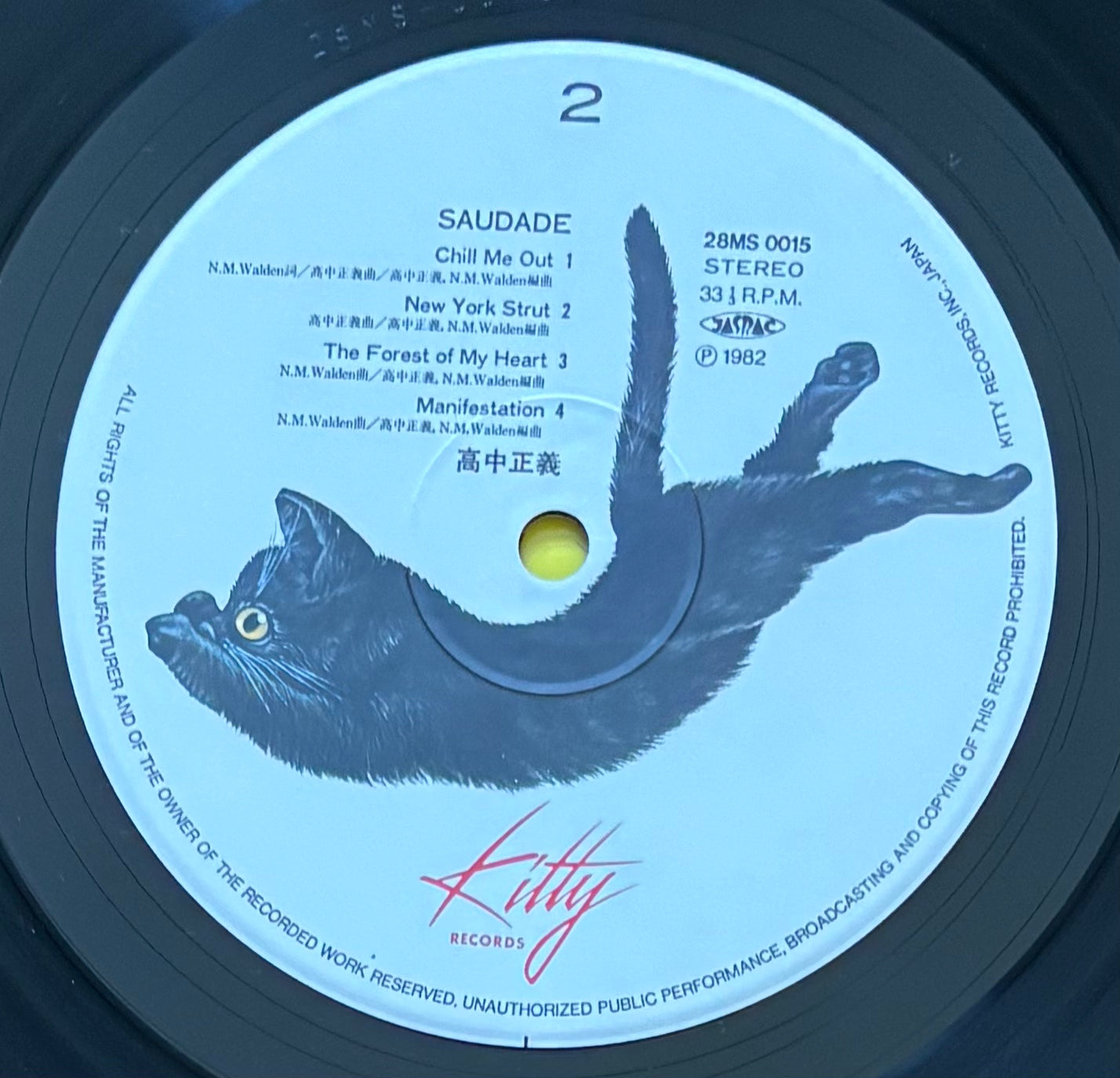 Masayoshi Takanaka “Saudade” (1982) First Press