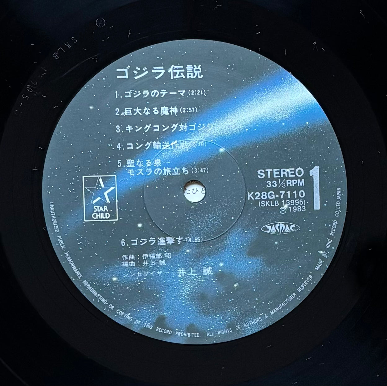 Makoto Inoue " Theme Of Godzilla" (1983)