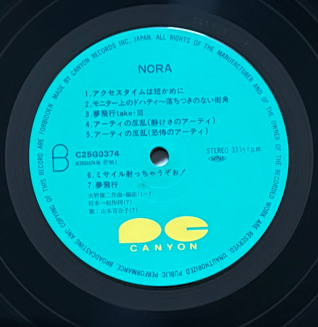 Yuji Ohno "Nora" (1985)