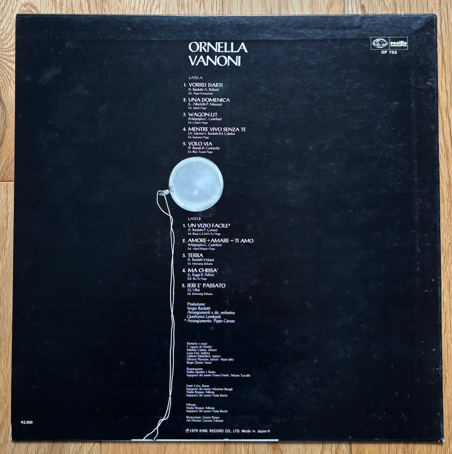Ornella Vanoni “Vanoni” (1979) Japanese Press