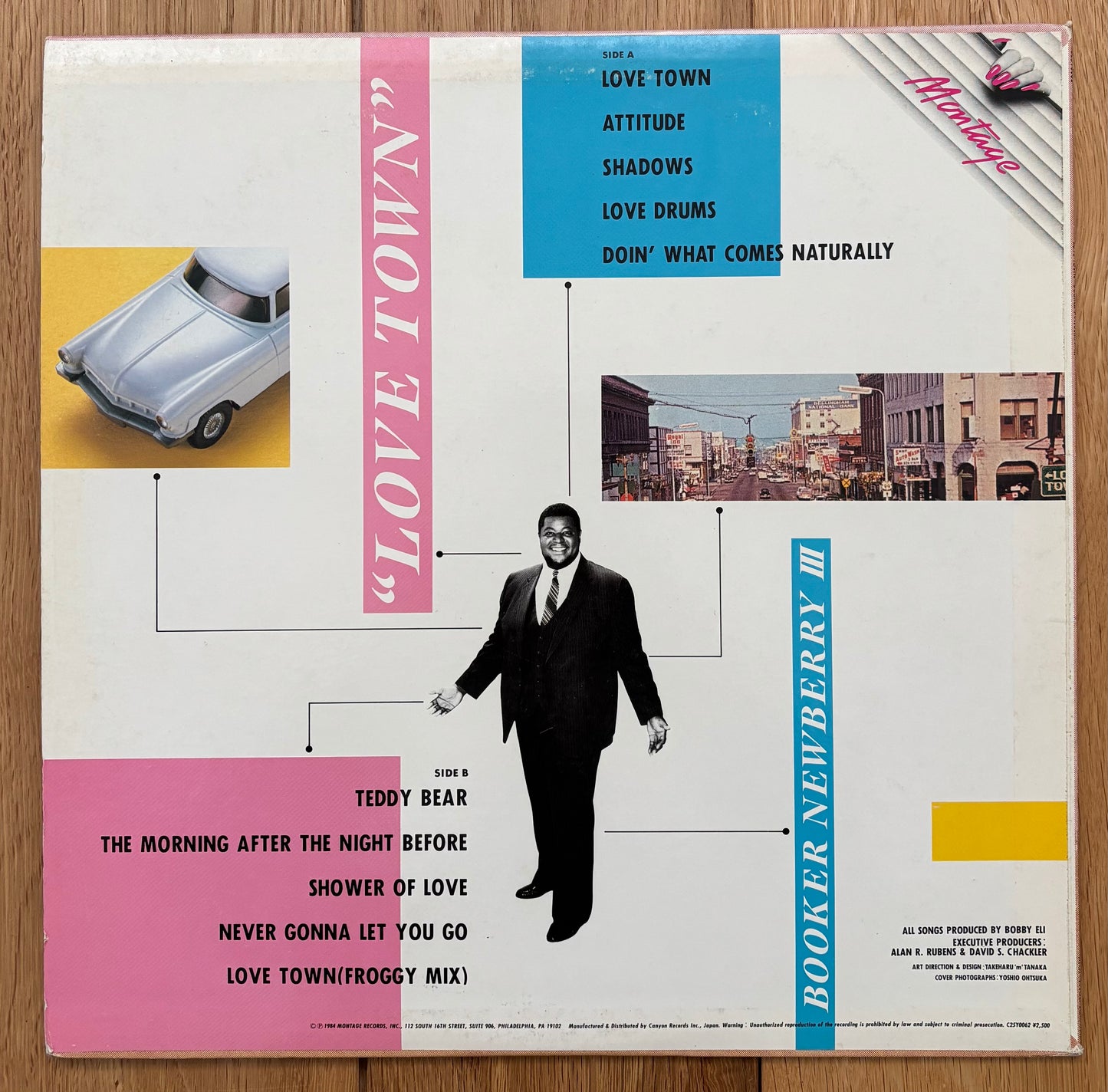 Booker Newberry III "Love Town" (1984) Japanese Press