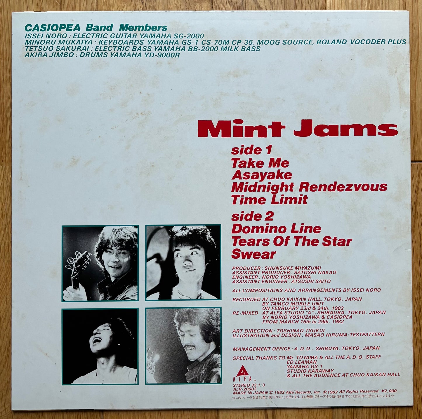 Casiopea “Mint Jams” (1982) First Press