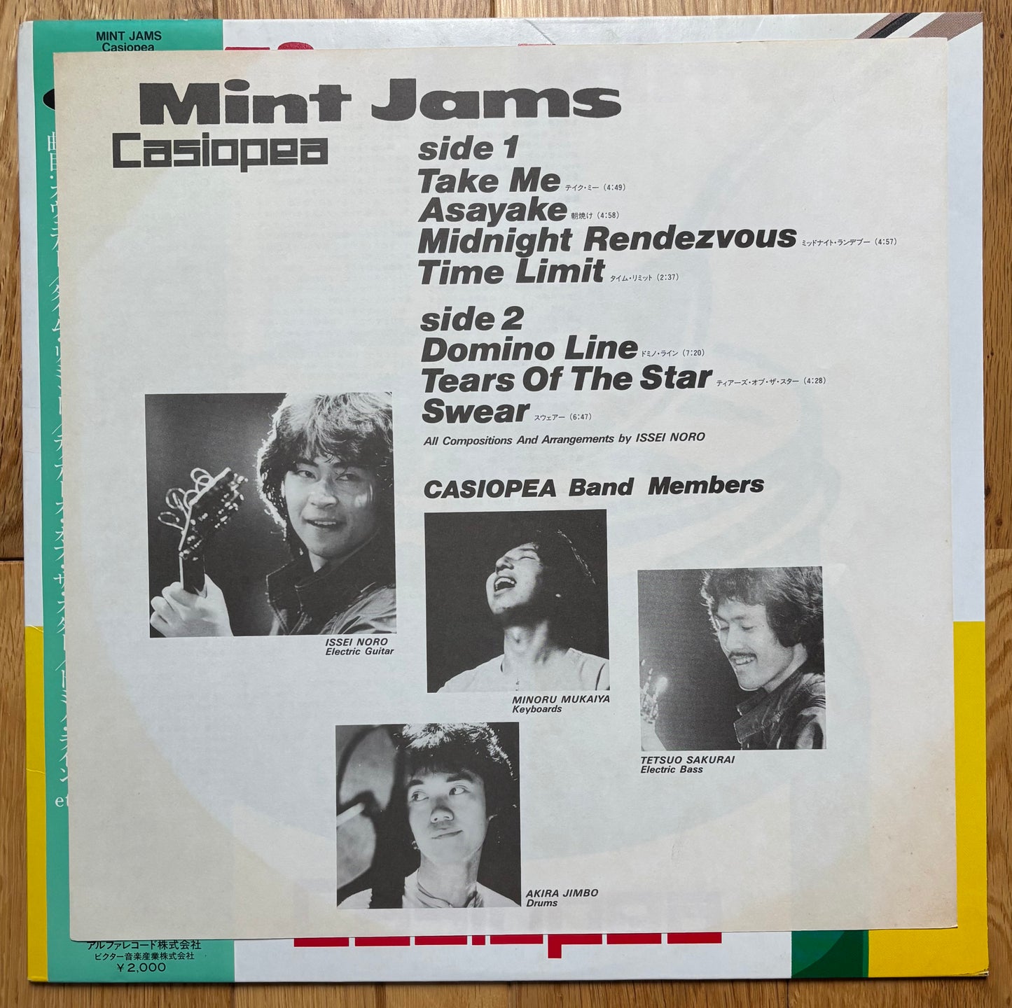Casiopea “Mint Jams” (1982) First Press