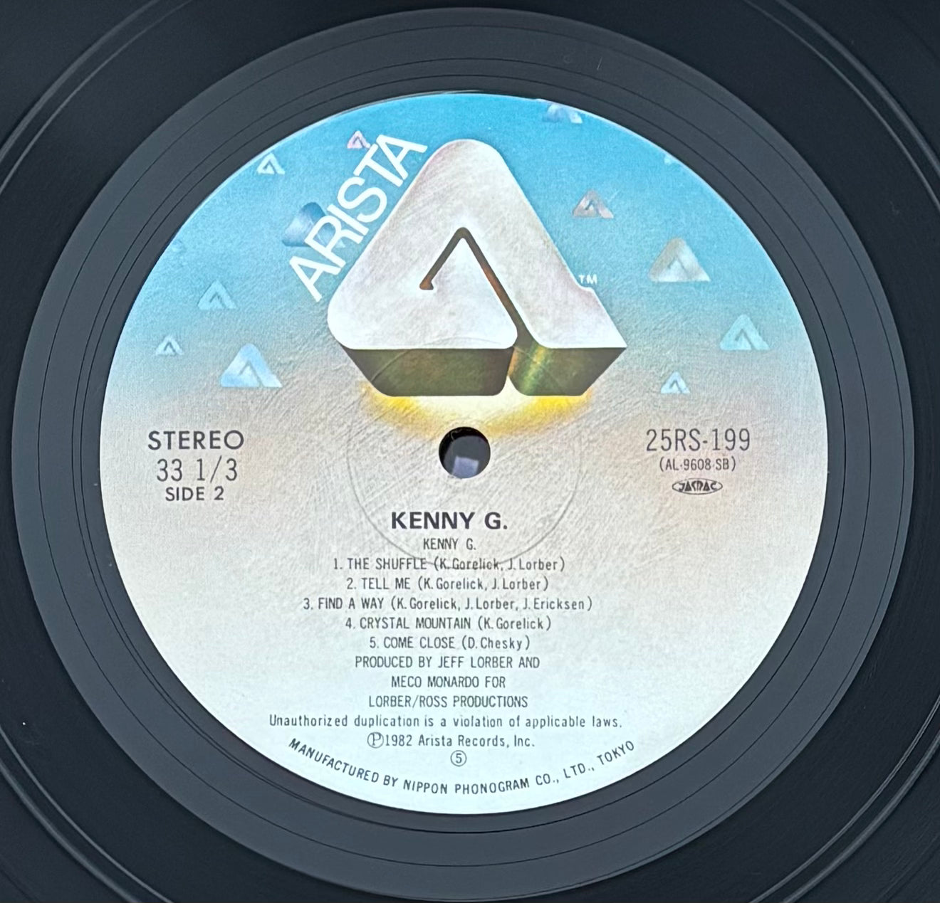 Kenny G "Kenny G" (1982) Japanese Press