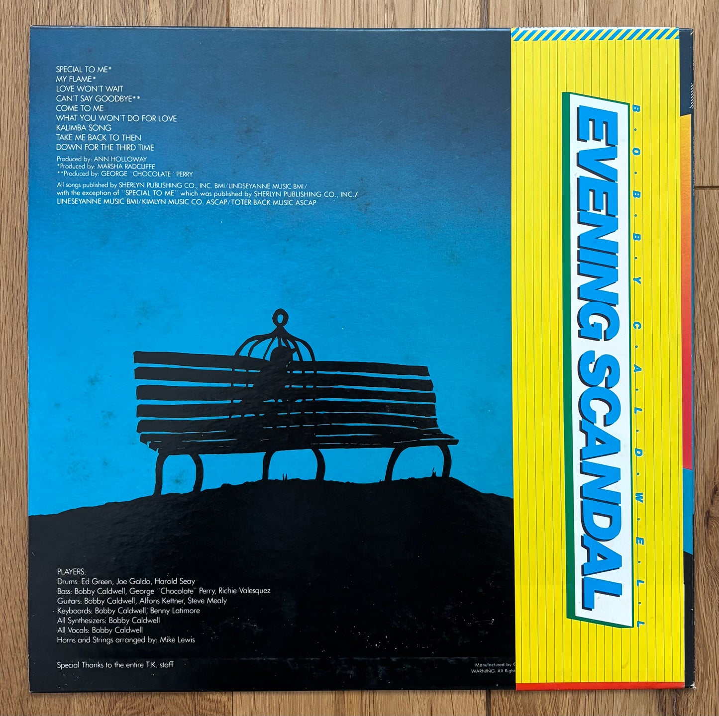 Bobby Caldwell “Self Titled” aka “Evening Scandal” (1978) Japanese Press