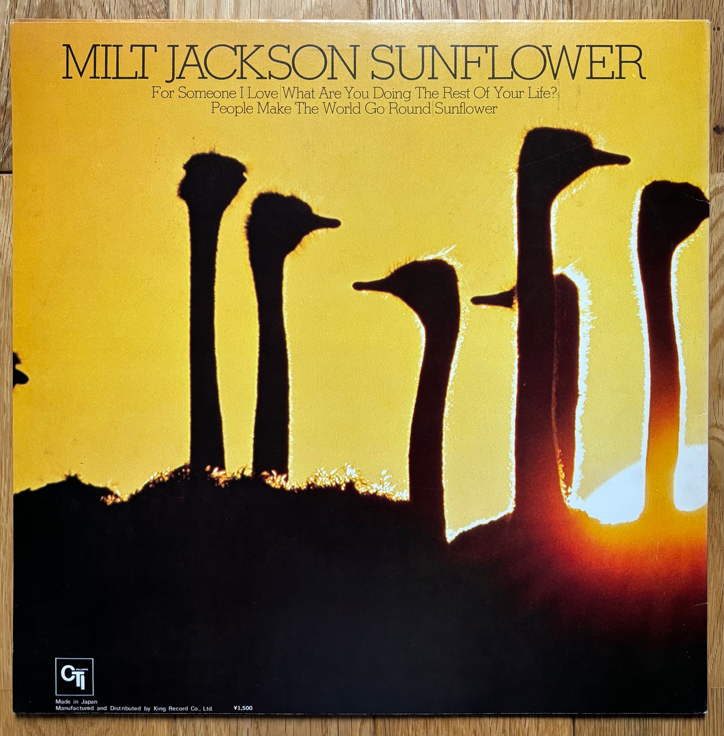 Milt Jackson “Sunflower” (1978) Limited edition Japanese reissue