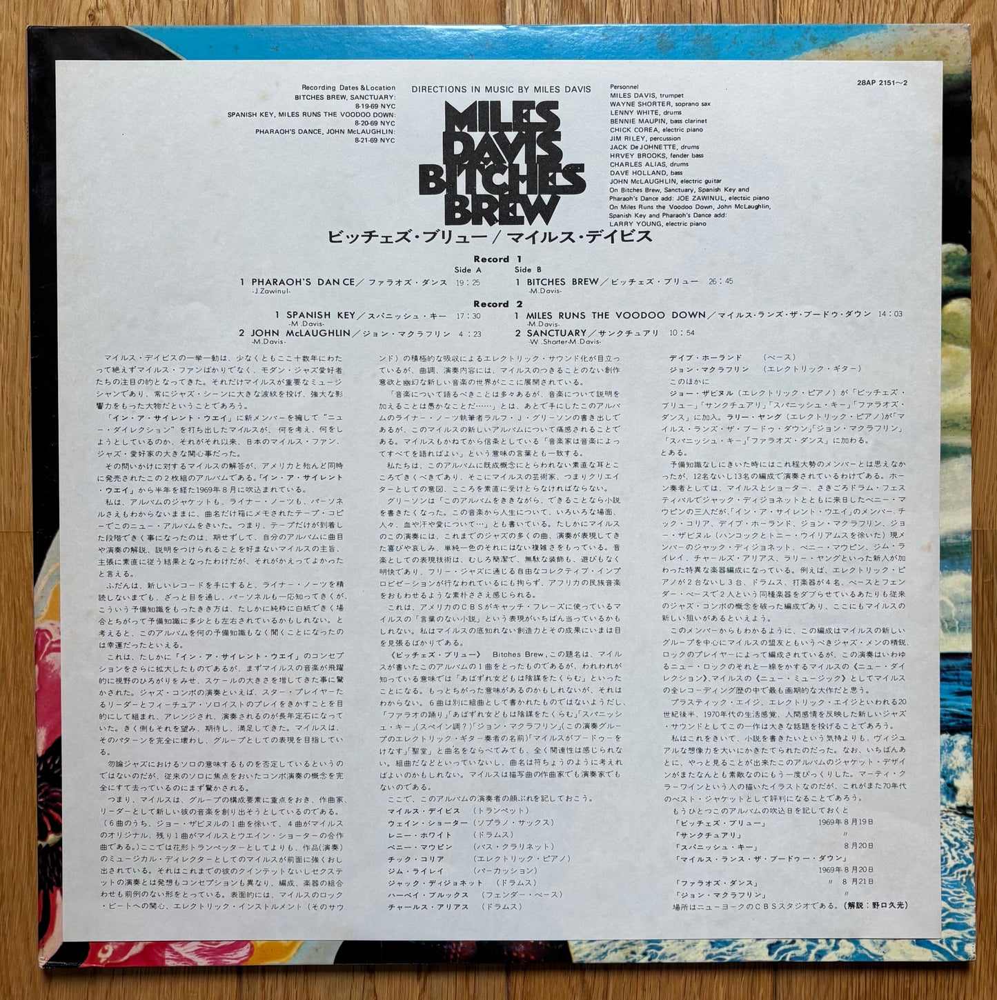 Miles Davis “Bitches Brew” (1981) Japanese Reissue