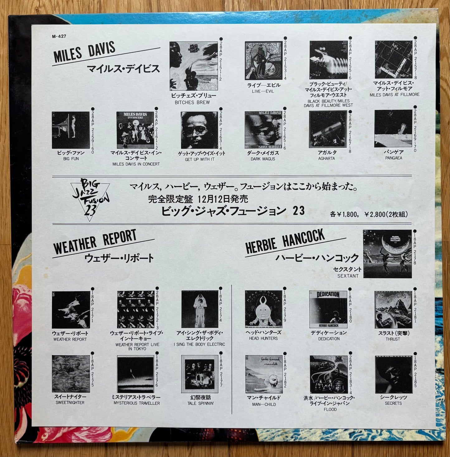 Miles Davis “Bitches Brew” (1981) Japanese Reissue