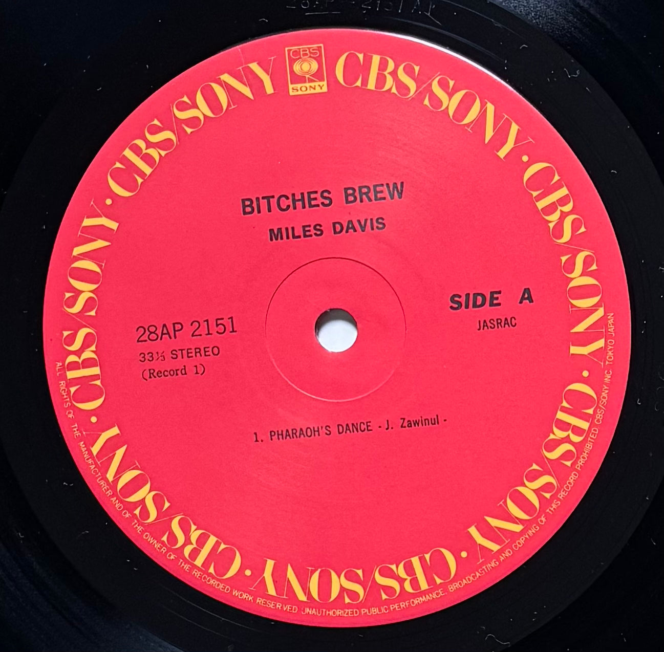 Miles Davis “Bitches Brew” (1981) Japanese Reissue