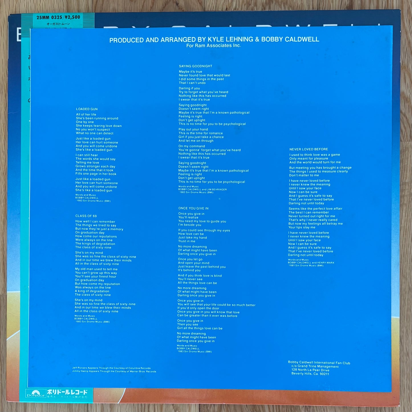 Bobby Caldwell “August Moon” (1983)