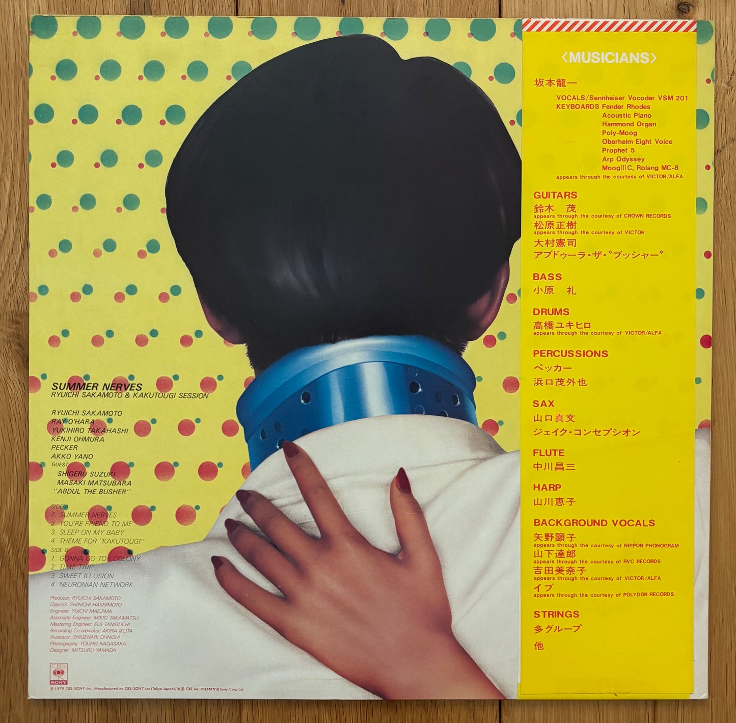 Ryuichi Sakamoto & The Kakutougi Session “Summer Nerves” (1979) First Press
