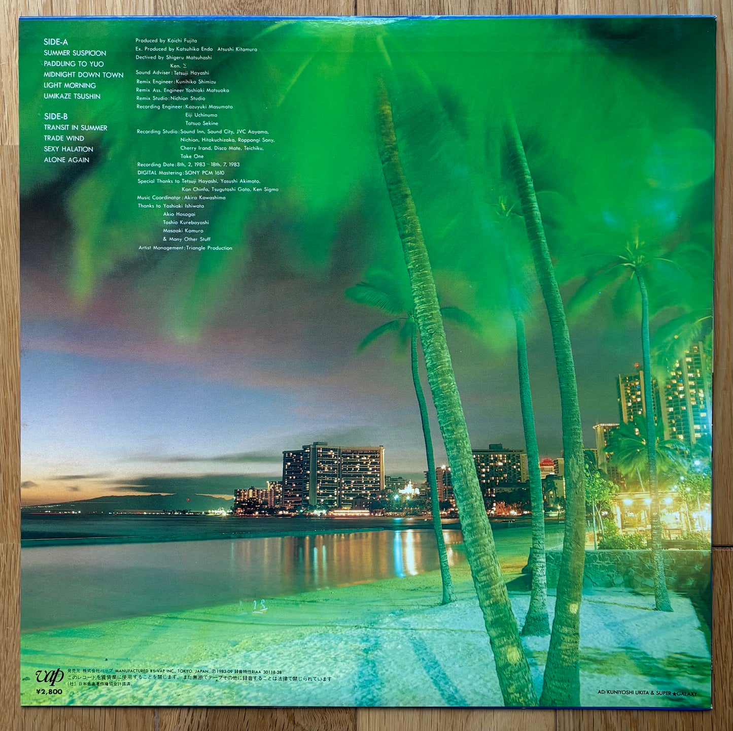 S. Kiyotaka & Omega Tribe “Aqua City” (1983)