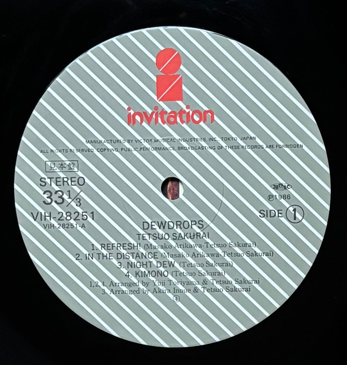 Tetsuo Sakurai “Dewdrops” (1986) Promo