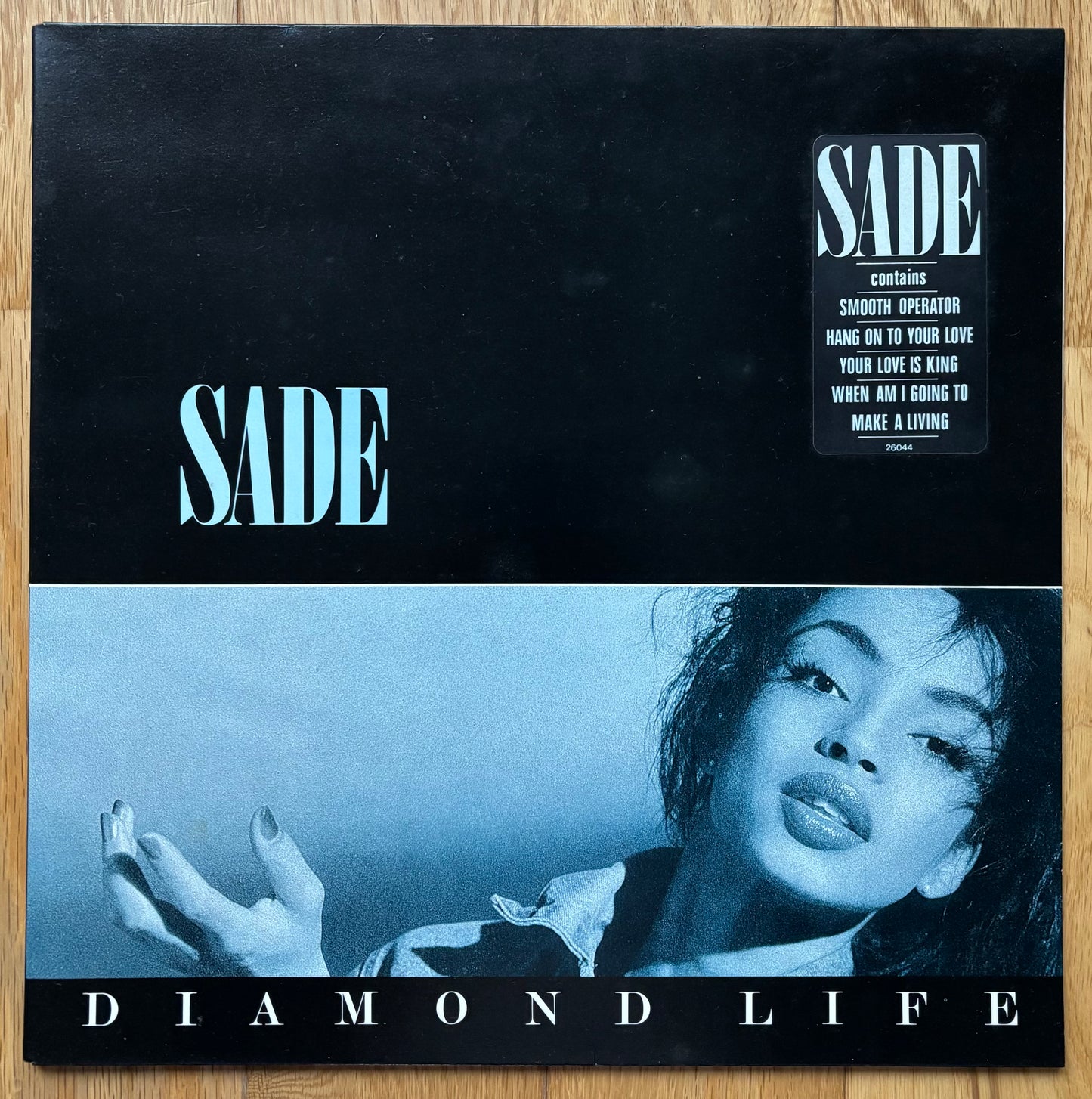 Sade “Diamond Life” (1984) UK press - Gatefold & Hype Sticker