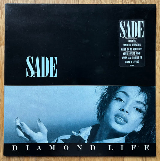 Sade “Diamond Life” (1984) UK press - Gatefold & Hype Sticker