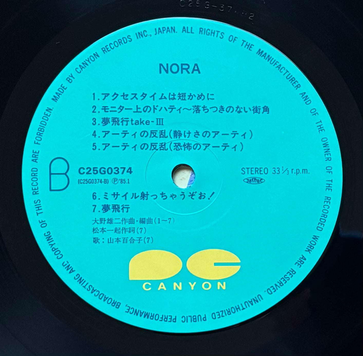 Yuji Ohno "Nora" (1985)