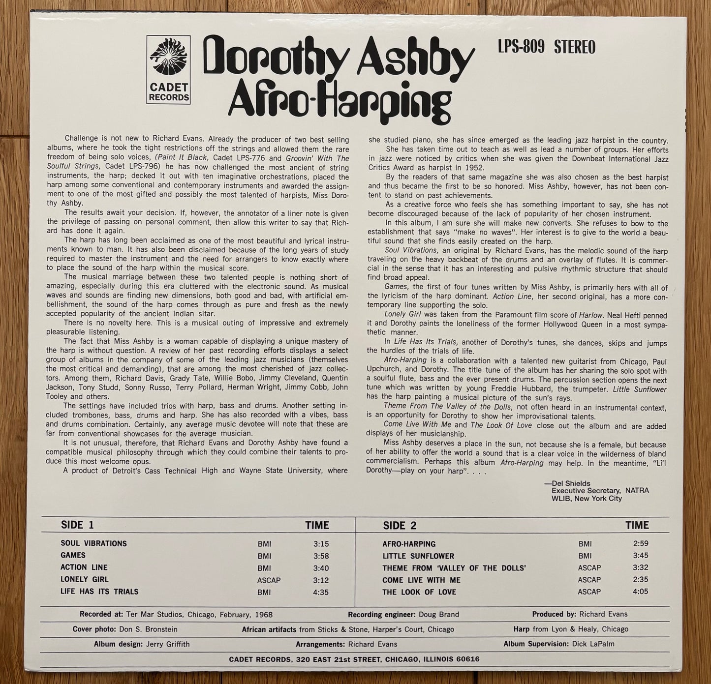 Dorothy Ashby "Afro-Harping" (2006 Reissue)