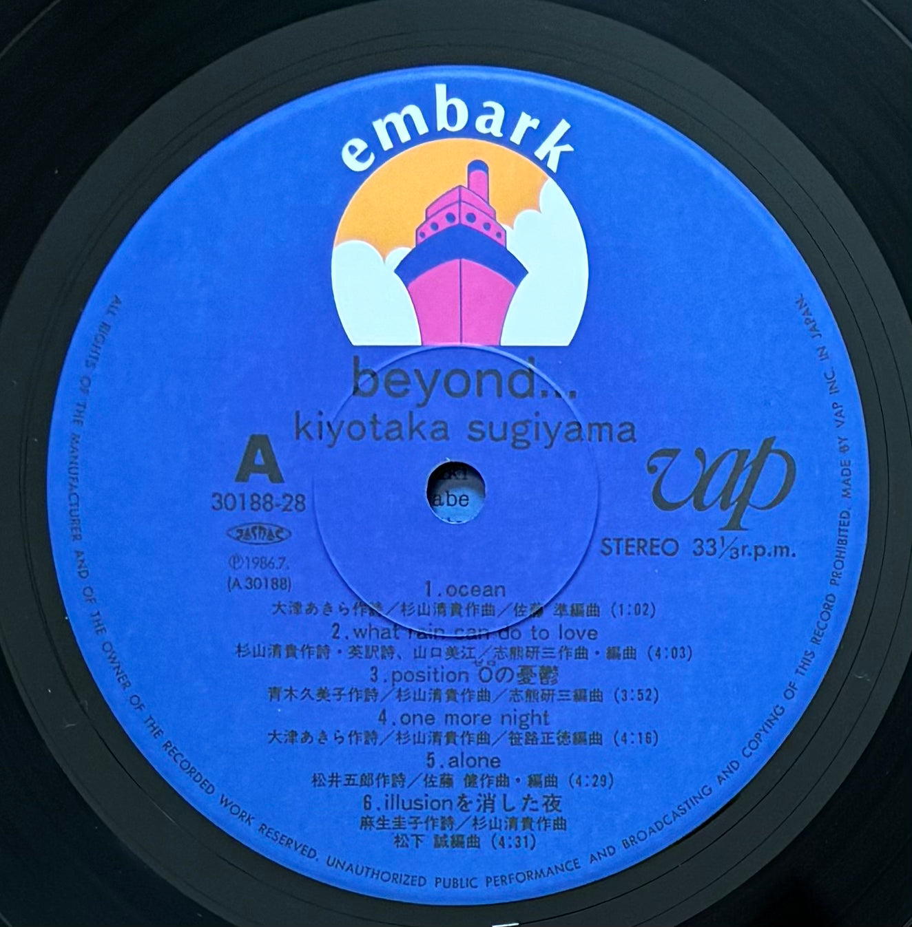 Kiyotaka Sugiyama “Beyond” (1986)