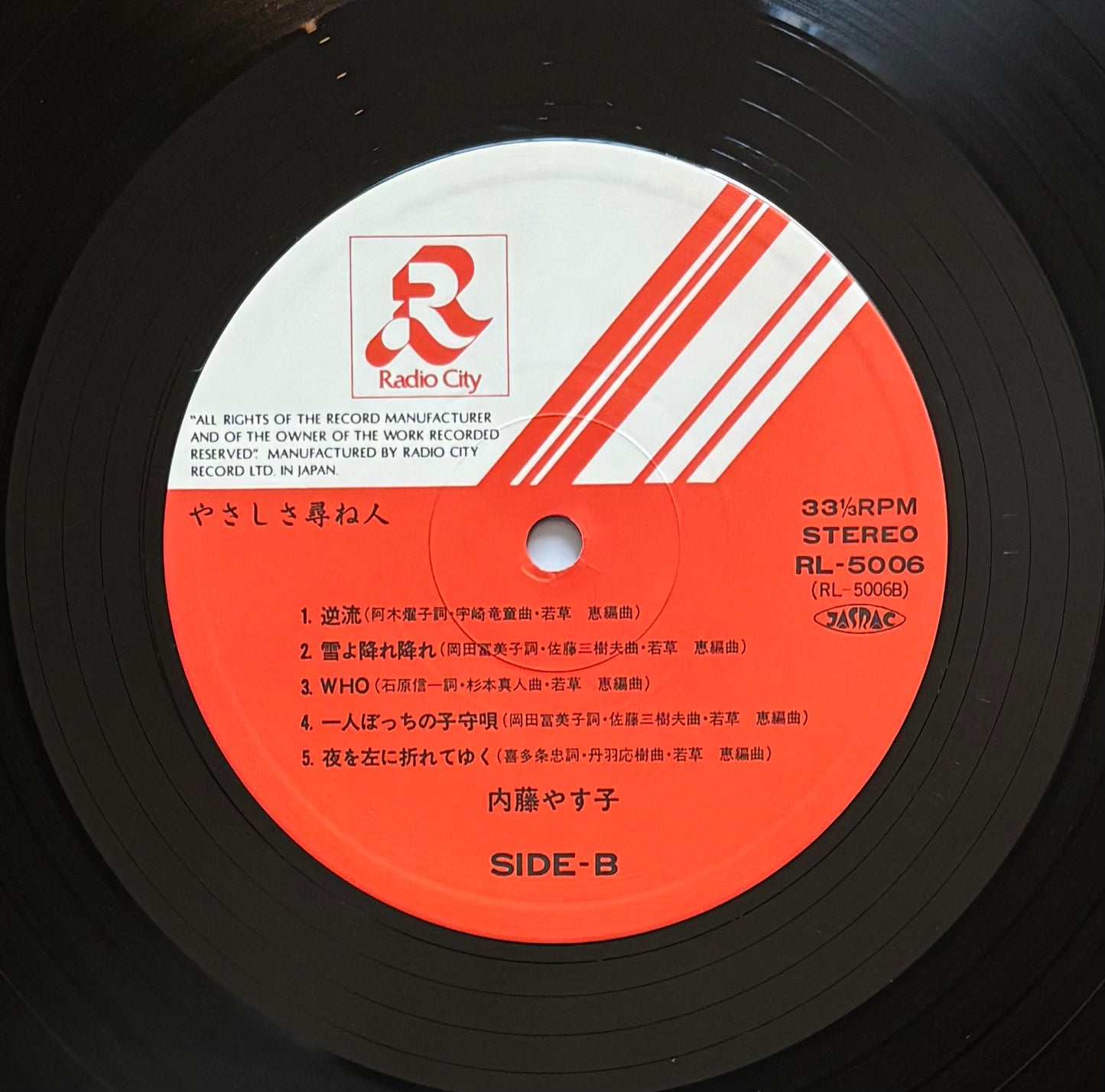 Yasuko Naito “やさしさ尋ね人” (1979)