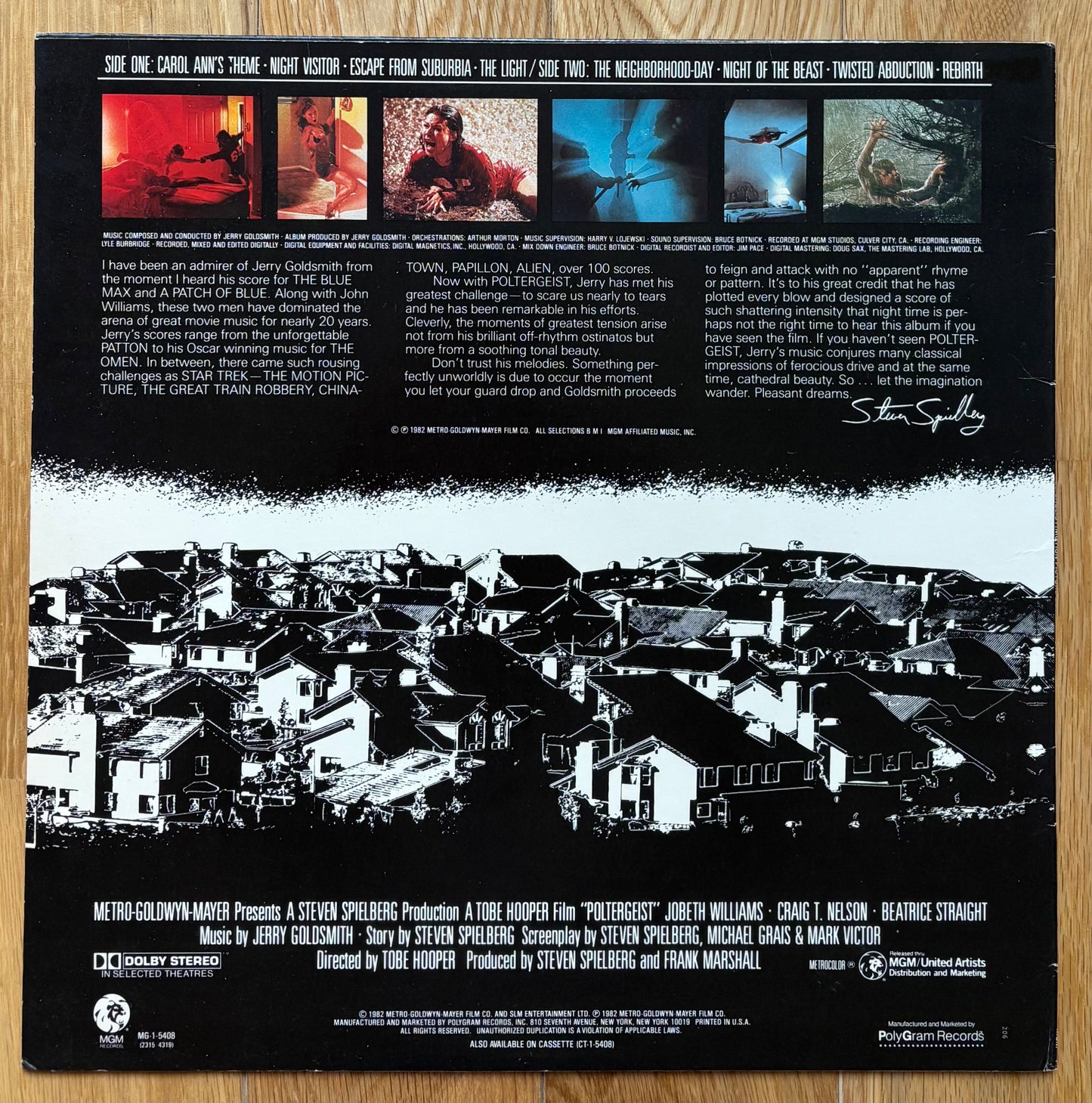 Jerry Goldsmith "Poltergeist" (1982) US Press