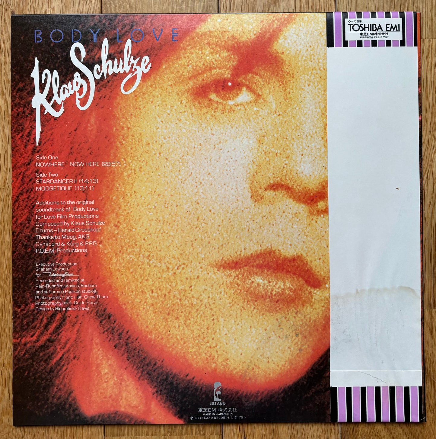 Klaus Schulze" Body Love" (1977) Japanese Press