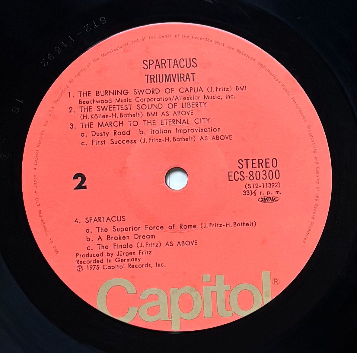 Triumvira "Spartacus" (1975) Japanese Press