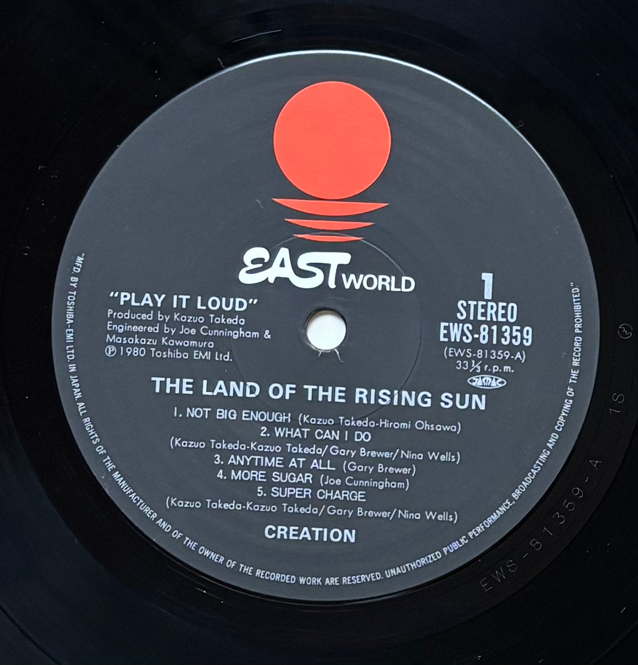 Creation “Land Of The Rising Sun” (1980)