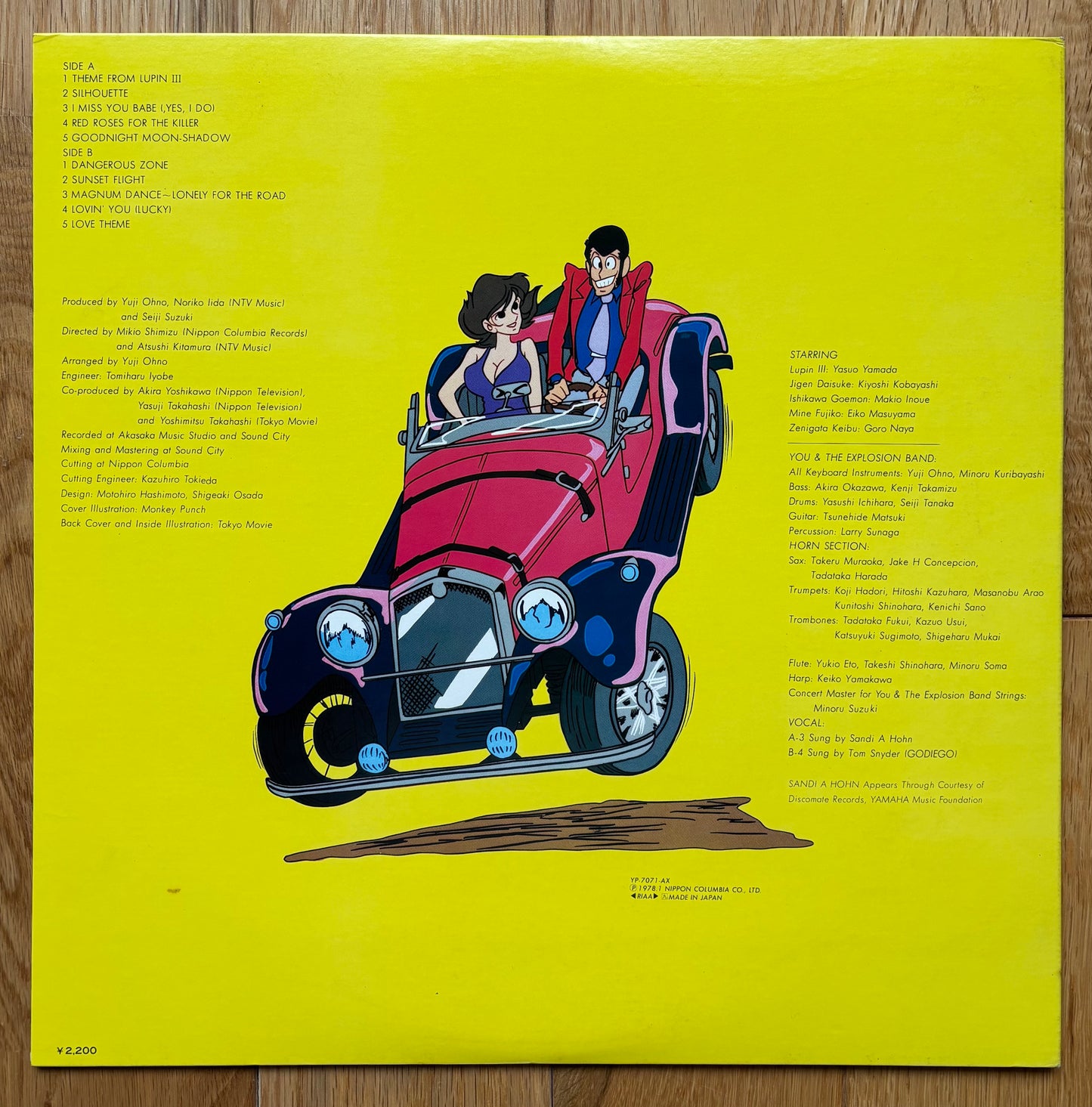 Yuji Ohno (You & The Explosion Band) “Lupin The 3rd” OST (1978)