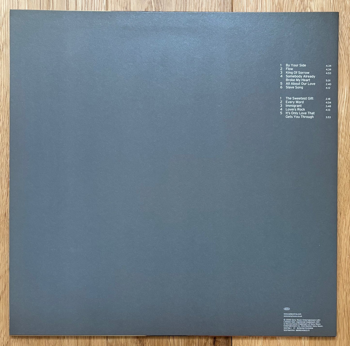 Sade "Lovers Rock" (2024) EU Reissue