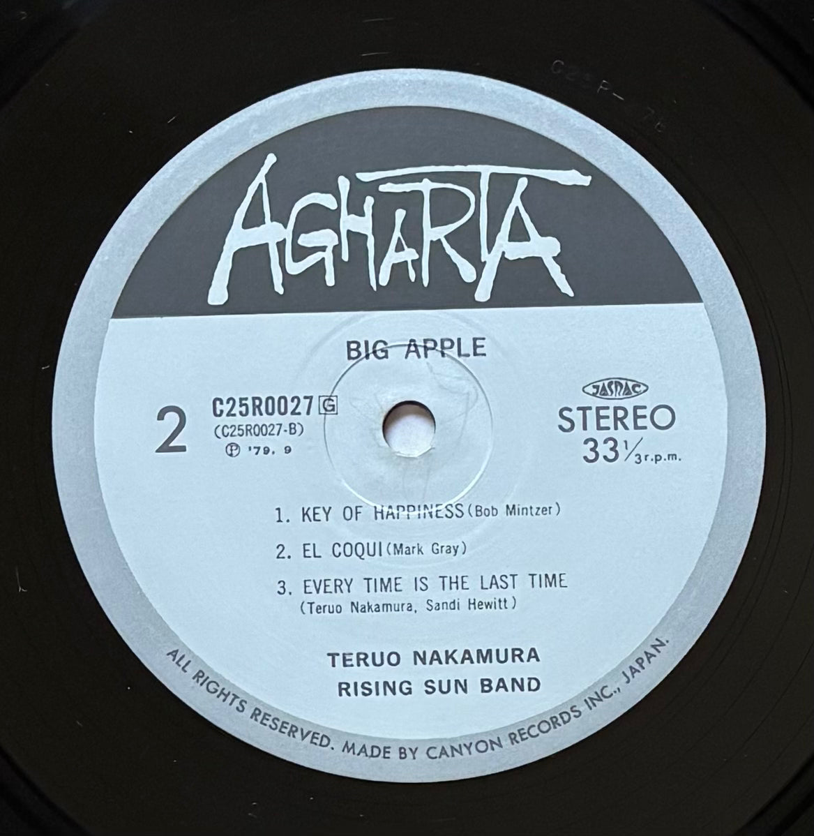 Teruo Nakamura Rising Sun Band “Big Apple” (1979)