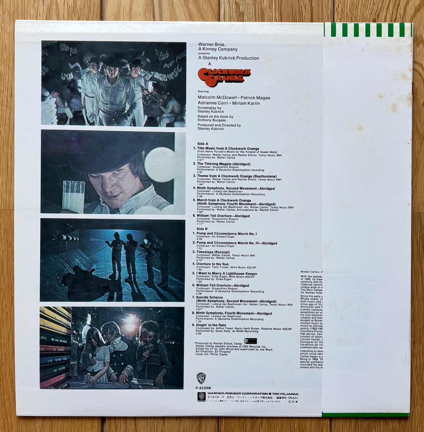 Stanley Kubrick’s A Clockwork Orange (1975) Japanese Reissue - Green Obi